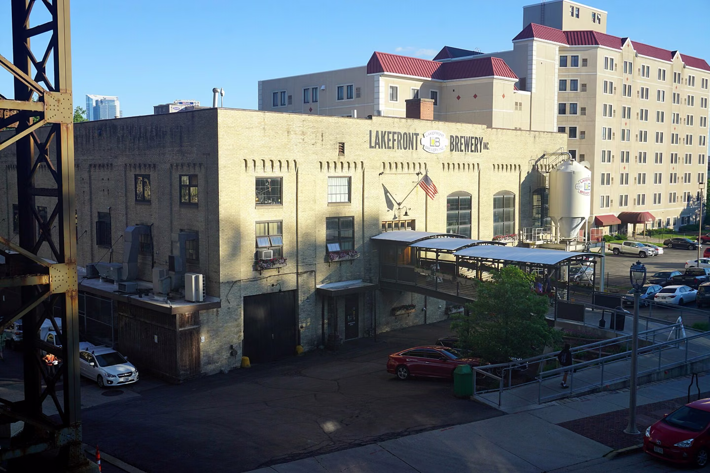 Lakefront Brewery along the Milwaukee River.